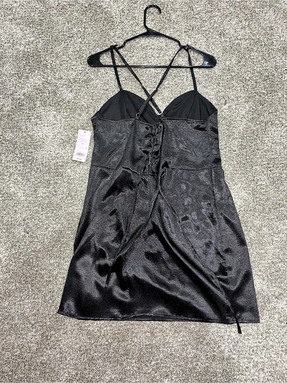 Black Mini Dress Size Large